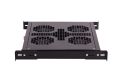 Panel z czterema wentylatorami do szaf rack 19 cali. 19-0070C