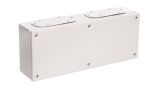 Obudowa hermetyczna IP66 600x200x80mm szara z szyną TH Szafa Sterownicza RH 62-80 TWIST