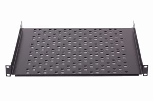 Półka stała do szaf rack 10" 1U Głębokość 150 mm CZARNA 10-0016C