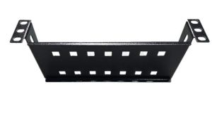 Półka stała 10” 1U 95 mm czarna RAL 9005