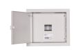 ROZDZIELNICA ELEKTRYCZNA PODTYNKOWA MODUŁOWA 1X3 IP31 270X225X120 BIAŁY Z ZATRZASKIEM RP 3 przód otwarty.jpg