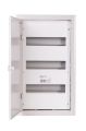 Rozdzielnica elektryczna modułowa 3x12 IP31 270x480x120 Biały z zatrzaskiem RP 36 modułów przód otwarte drzwi.jpg
