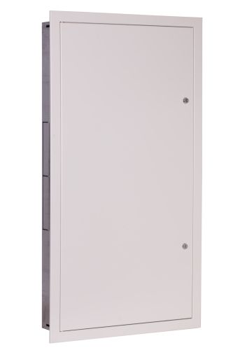 Rozdzielnica modułowa 5x18 podtynkowa 90 modułów IP31 415x865x127 Biała z zamkiem RPSM 90 Z 5X18 przód-min.jpg