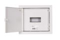 Rozdzielnica elektryczna modułowa 1x6 IP31 270x225x120 Biały z zatrzaskiem RP 6 przód otwarte drzwi.jpg