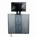 Podnośnik do monitora o maksymalnej przekątnej ekranu 32" INOX - M-5 Eco  INX  tył