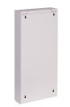 Rozdzielnica modułowa natynkowa 90 modułów IP31 440x905x132 Biała z zamkiem NRPSM 90 5X18 Z tył