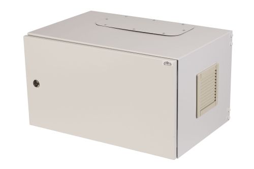 Szafa wisząca rack 19 dwuczęściowa 6U 600x400 IP54 Ściany boczne pełne Drzwi pełne Wewnętrzna RAL 7035 szara SWKD19-6U-40-DP-W (4).jpg