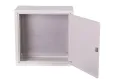 Obudowa Sterownicza 400x400x300mm IP31 Szara z płytą montażową NR 443 przód otwarte drzwi