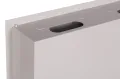 Rozdzielnica elektryczna modułowa 1x12 IP31 Biały z zatrzaskiem 270x225x120 RP 12 modułów zbliżenie na detale szafy.webp