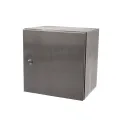 Obudowa hermetyczna IP65 500x500x210 Ze stali nierdzewnej szlifowanej Z płytą montażową RH-551-SS Szafa Sterownicza przód.webp