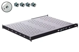 Półka rackowa 19 1U/800 +200mm do szafy serwerowej na serwery, ups do 85kg 19-0053C