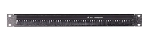 Panel szczotkowy 1U do szaf rack 19 CZARNY RAL 9005 19-0065C.webp