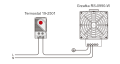 Grzałka do szafy sterowniczej z wentylatorem 100W IP20 230V 112x80mm schemat łączenia.png