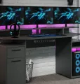 Listwa zasilająca antyprzepięciowa 5 gniazd 1,8m z bezpiecznikiem 360 uniwersalna rack 19" 19-TVLA montaż na biurku