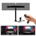 Ramię na 2 monitory winda do monitora ruchome uchwyty smart do 30kg Sabaj