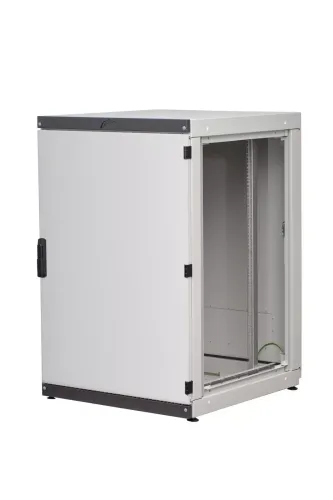 Szafa rack 19 pyłoszczelna IP54 24Ux600x600 Osłona pełna Boki zdejmowane Drzwi pełne Ral 7035 szara WR19-24U-810-DP.webp