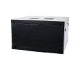 Szafa wisząca rack 19 6U 600x400 IP20 Ściany boczne otwierane  RAL 9005 czarny tył szafki.webp
