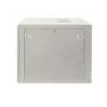 Szafa wisząca rack 19 6U 600x600 IP20 Ściany boczne otwierane  RAL 7035 szary bok szafk.webp