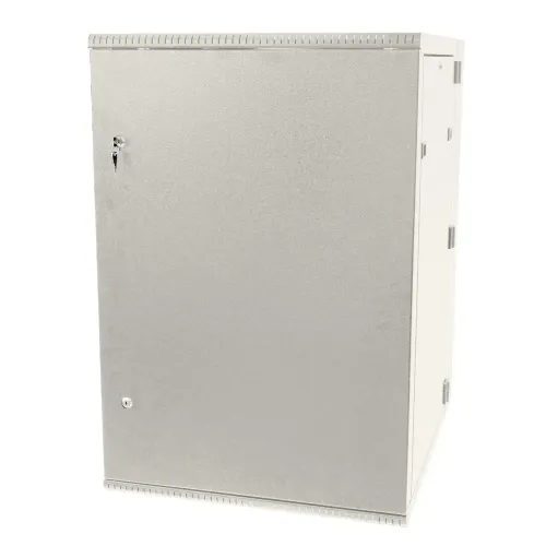 Szafa Rack 19 Bock Drzwi Pełne RAL7035 przód szafki.webp