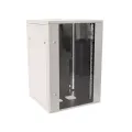 Szafa Rack 19 Bock Drzwi Z Szybą RAL7035 przód.webp