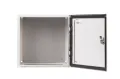 Obudowa hermetyczna IP65 metalowa 400x400x300 skrzynka elektryczna RH 443 skrzynka przednie drzwi otwarte.webp