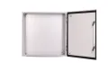 Obudowa hermetyczna IP65 metalowa 600x600x210 skrzynka elektryczna RH 662 otwarte drzwi przednie.webp