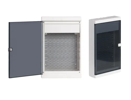 Szafka multimedialna natynkowa 20 gniazd keystone IP30 310x530x105 Biała MultiAlfa 530 (11).webp