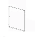 Drzwi wewnętrzne do obudowy hermetycznej RH 1000x1200