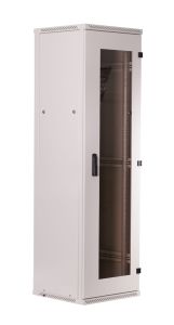 Szafa serwerowa rack 19" 42U 800x1200 IP30 Nośność 600kg Beta light Drzwi z szybą SZARA BETAL-42U-812-S-DS