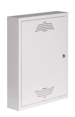 Rozdzielnia multimedialna 26 modułów IP31 400x520x100mm Biała z zamkiem Fttmax 500 z płytą montażową (1).webp