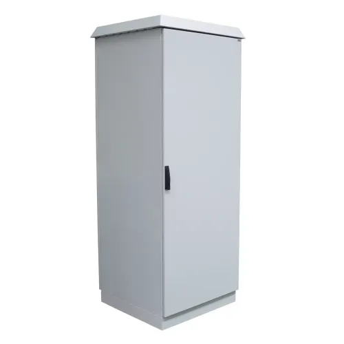 Szafa sterownicza zewnętrzna aluminiowa StreetBox Sabaj Ral 7035 przód szafy (2).webp