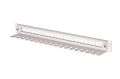 Panel światłowodowy w standardzie 19 cali, wyposażony w 24 porty SC, wysokość 1 U. 19-0095S