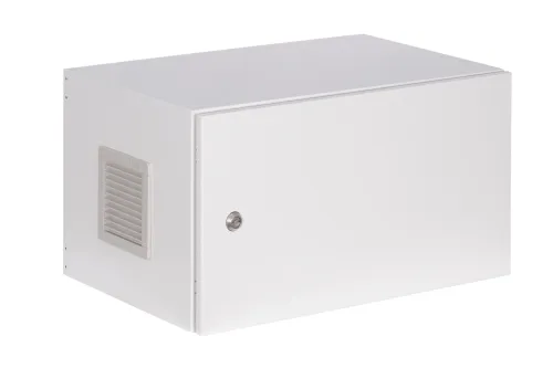 Szafa wisząca rack 19 6Ux600x400 IP54 Ściany boczne pełne Drzwi pełne Wewnętrzna RAL 7035 szary SWK19-6U-40-DP-W (2).webp