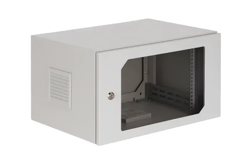 Szafa rack zewnętrzna 19 6U 600x400 wisząca IP54 Szara SWK19-6U-40-DP-Z.webp