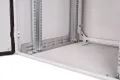 Szafa rack zewnętrzna 19" 18U 600x400 wisząca IP54 Szara SWK19-18U-40-DS-Z spód szafy