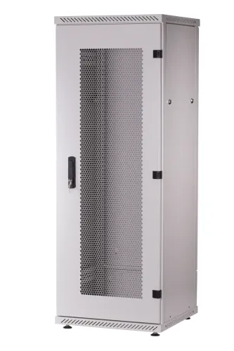 Szafa rack stojąca 32U Beta Light drzwi perforowane spawana Sabaj System przód.webp