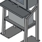 Półka drukarki dla postumentu RS-POST nośność 25kg