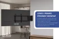 Uchwyt do TV elektryczny obrotowy 180 stopni zdalnie sterowany pilotem lewo i prawostronny montaż.webp