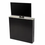 POWYSTAWOWY Podnośnik do monitora 23" VESA 50×50–200×200 Stal szczotkowana M-3 ECO INX