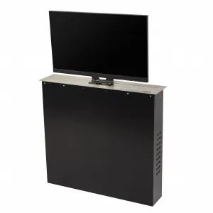 POWYSTAWOWY Podnośnik do monitora 23" VESA 50×50–200×200 Stal szczotkowana M-3 ECO INX