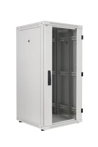 Szafa rack 24U 19 cali serwerowa drzwi pełne Sabaj System