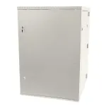 Szafa wisząca 19" 18U/400mm drzwi pełne otwierane boki RAL 7035 BOCK-019-180-400-DP-S