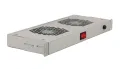 Panel Wentylacyjny do szaf rack 19" 2 wentylatory 1U z Kablem