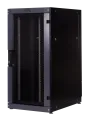 Szafa rack 32U 19" metalowa ACE S2 czarna bok przód