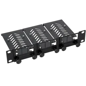 Panel rack 10" 1U na 3x Raspberry Pi (3B/3B+/4B/5)