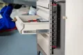 Listwa zasilająca do szafy rack 10" obrotowa 360 4 gniazda 2,8m 10-LZ4G-3M przedłużacz montaż w półce biurka warsztatowego
