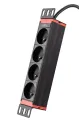 Listwa zasilająca do szafy rack 10 4 gniazda 3m 10-LZ4G-3M Sabaj uchwyty rack