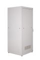 Szafa rack 19" pyłoszczelna IP54 42Ux 600x800 Osłona pełna Boki zdejmowane Drzwi szyba Ral 7035 szara WR19-42U-68-DS-S tył i bok szafki