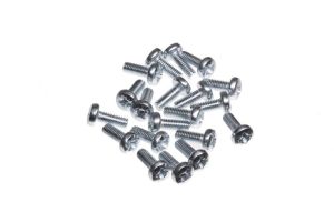 Śruby montażowe Rack M6 16mm zestaw z nakrętka podkładką i śrubą 100 sztuk SR-100