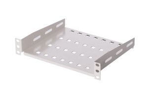 Półka do szaf rack 10" 1Ux190 mm Szara 7035 10-0006S Sabaj